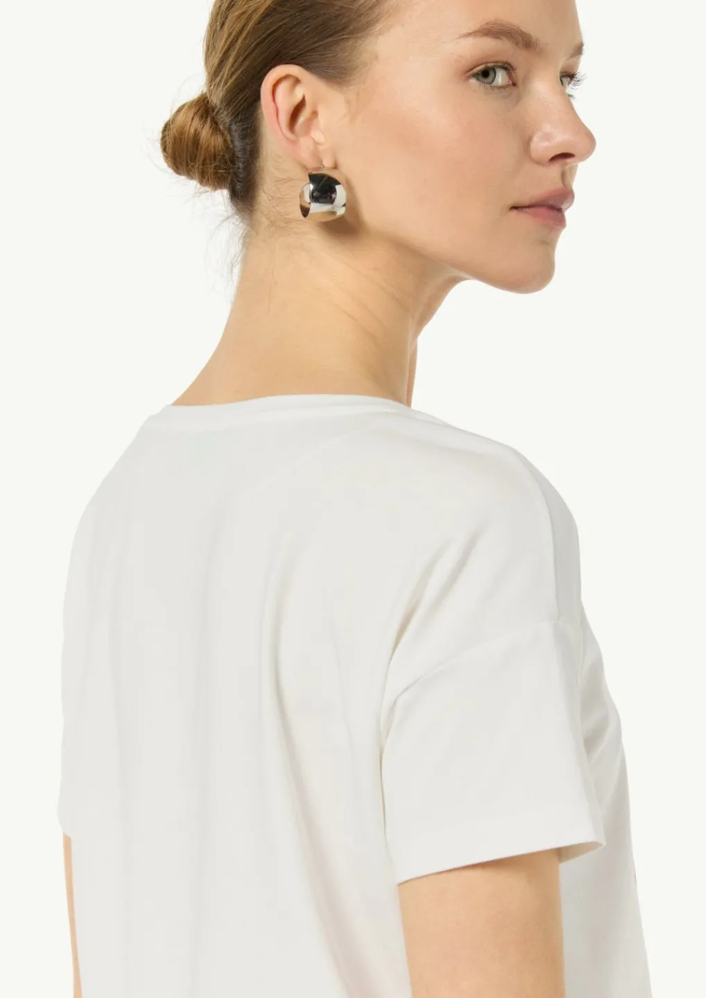 Printshirt aus Baumwollmix im Boxy Cut-Comma Sale
