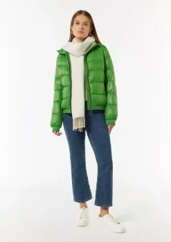 Pufferjacke mit Stehkragen und Rippbündchen-Comma Outlet