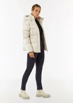 Puffer-Jacke mit weichem Innenkragen-Comma New