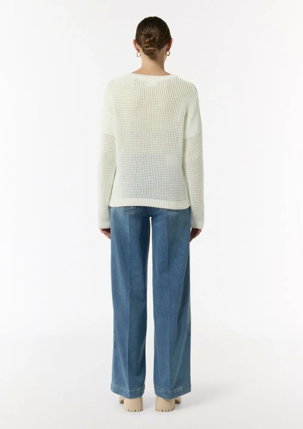 Pullover aus Lochstrick-Comma Clearance