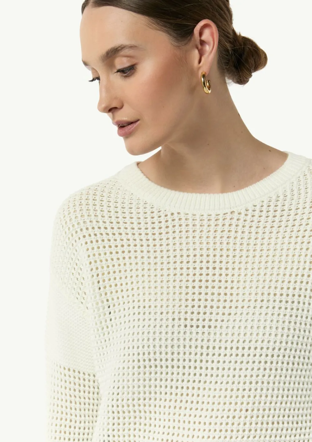 Pullover aus Lochstrick-Comma Clearance