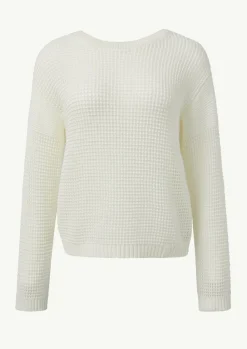 Pullover aus Lochstrick-Comma Clearance