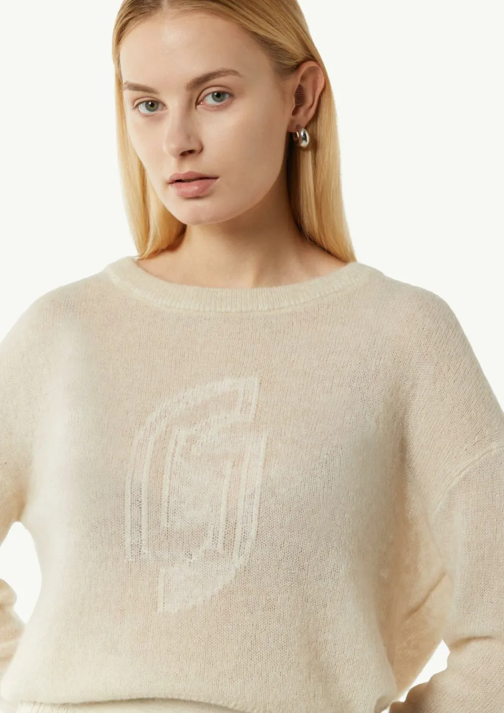 Pullover mit Artwork aus Alpakamix-Comma Best