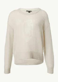 Pullover mit Artwork aus Alpakamix-Comma Best