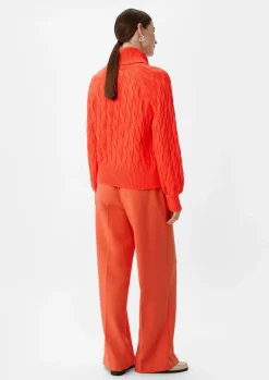 Pullover mit Strickmuster-Comma Outlet