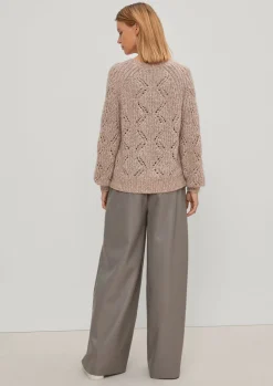 Pullover mit Strickmuster-Comma Discount