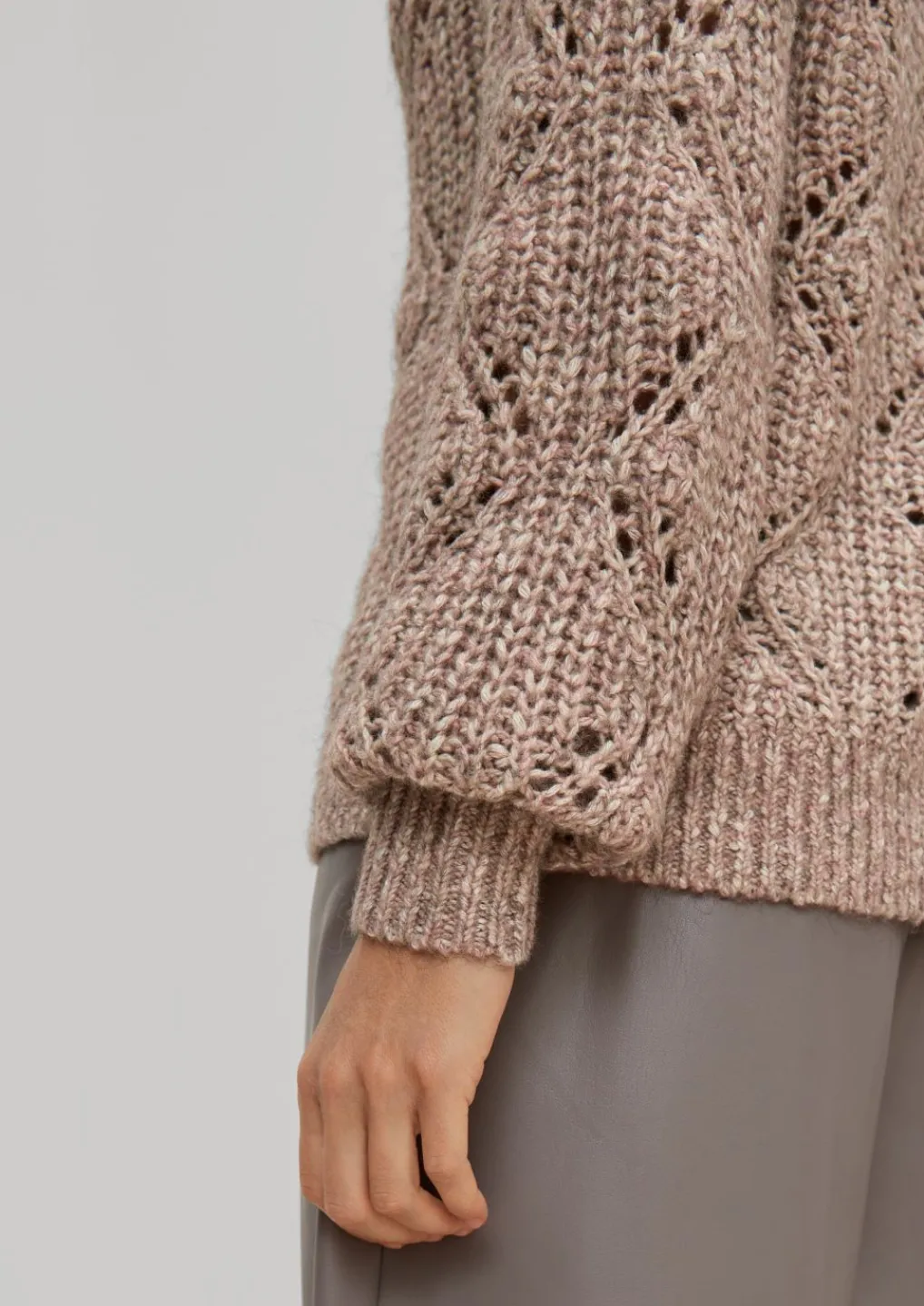 Pullover mit Strickmuster-Comma Discount