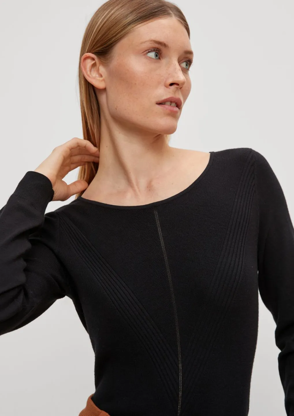 Pullover mit Strukturmuster-Comma Fashion