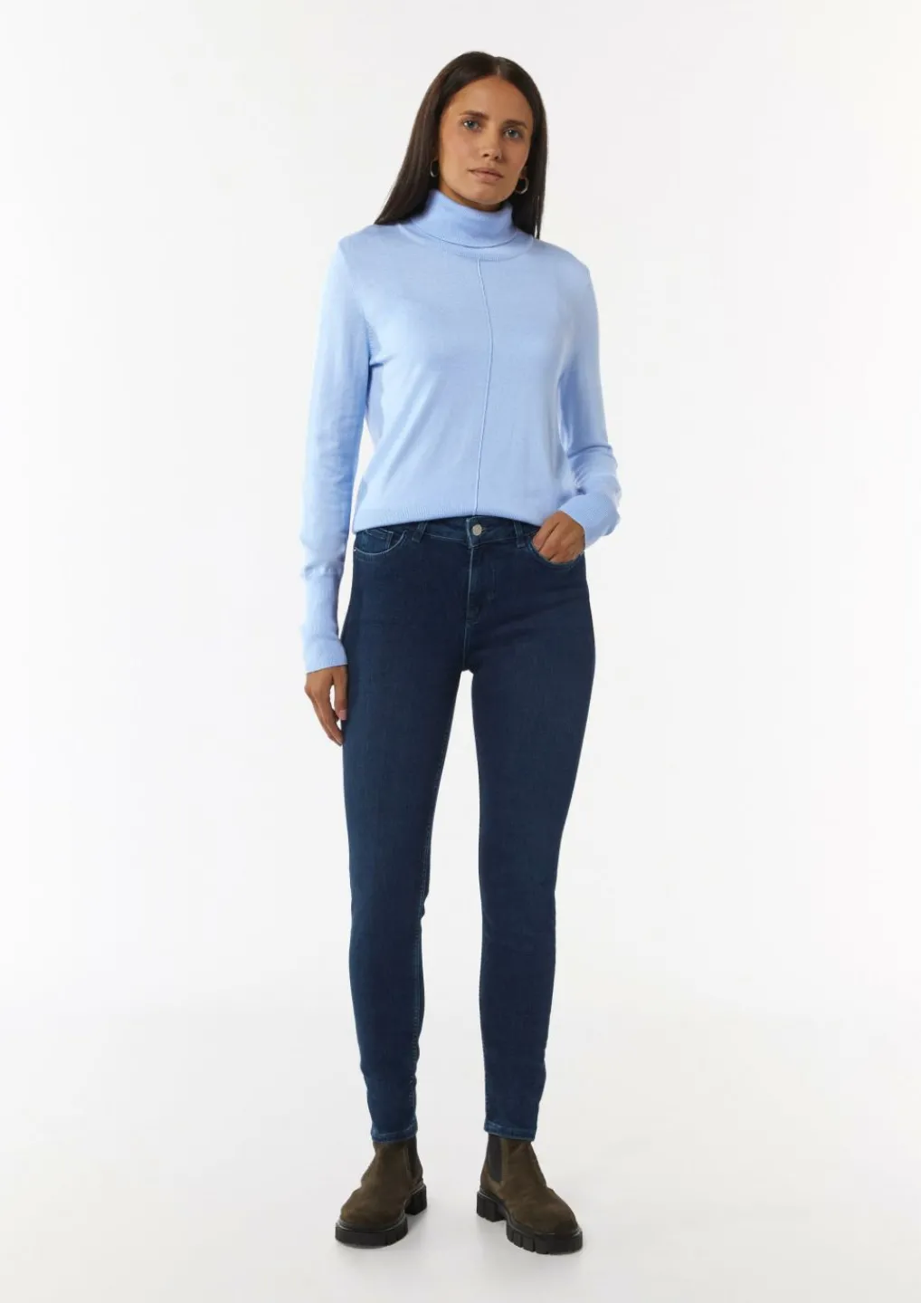 Pullover mit Turtleneck und Ziernaht-Comma Clearance