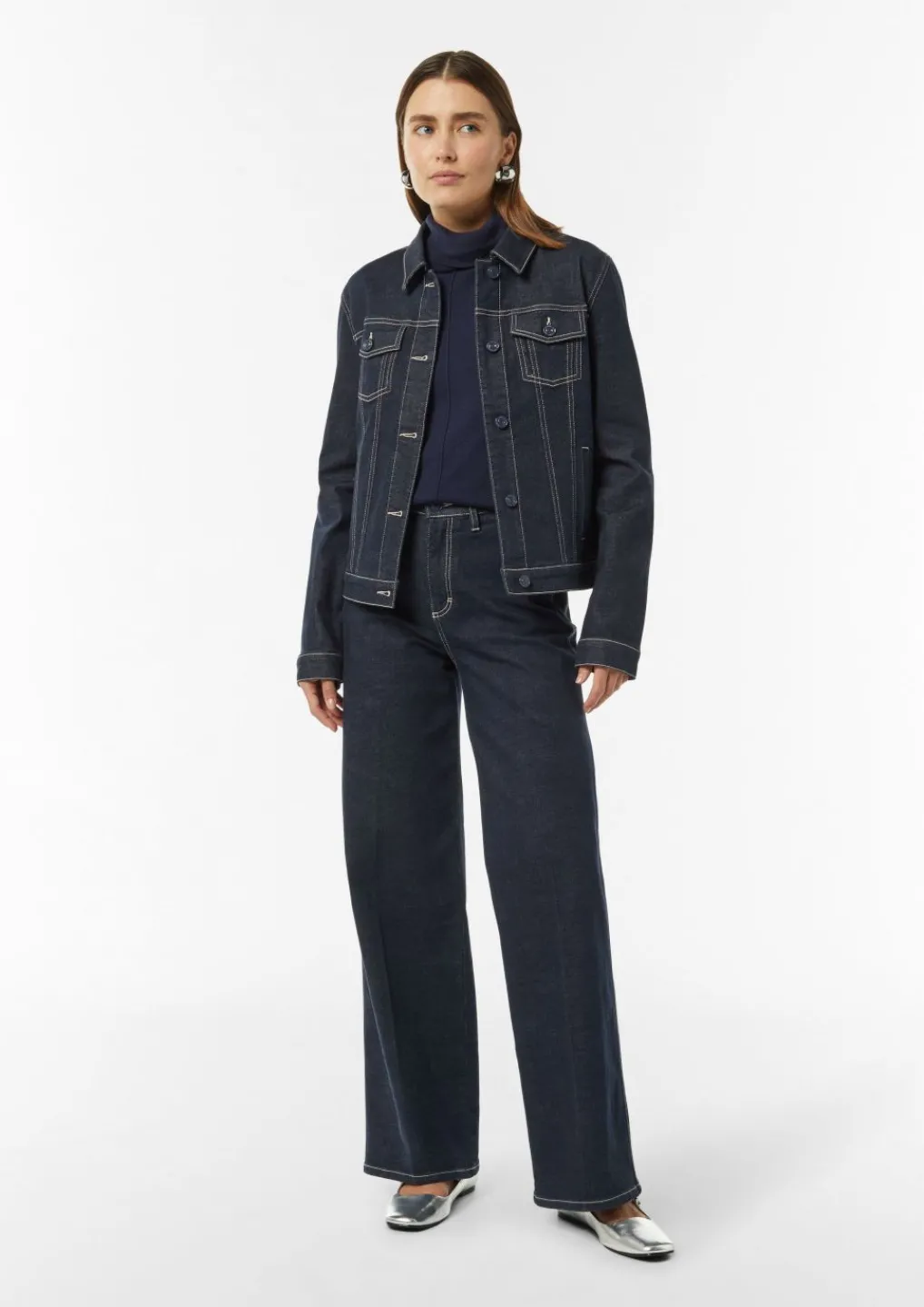 Pullover mit Turtleneck und Ziernaht-Comma Hot