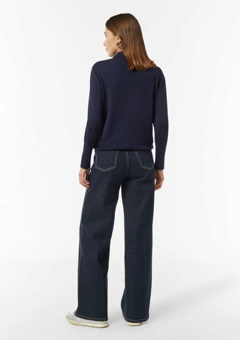 Pullover mit Turtleneck und Ziernaht-Comma Hot