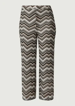 Regular: Culotte mit Zickzack-Muster-Comma Discount