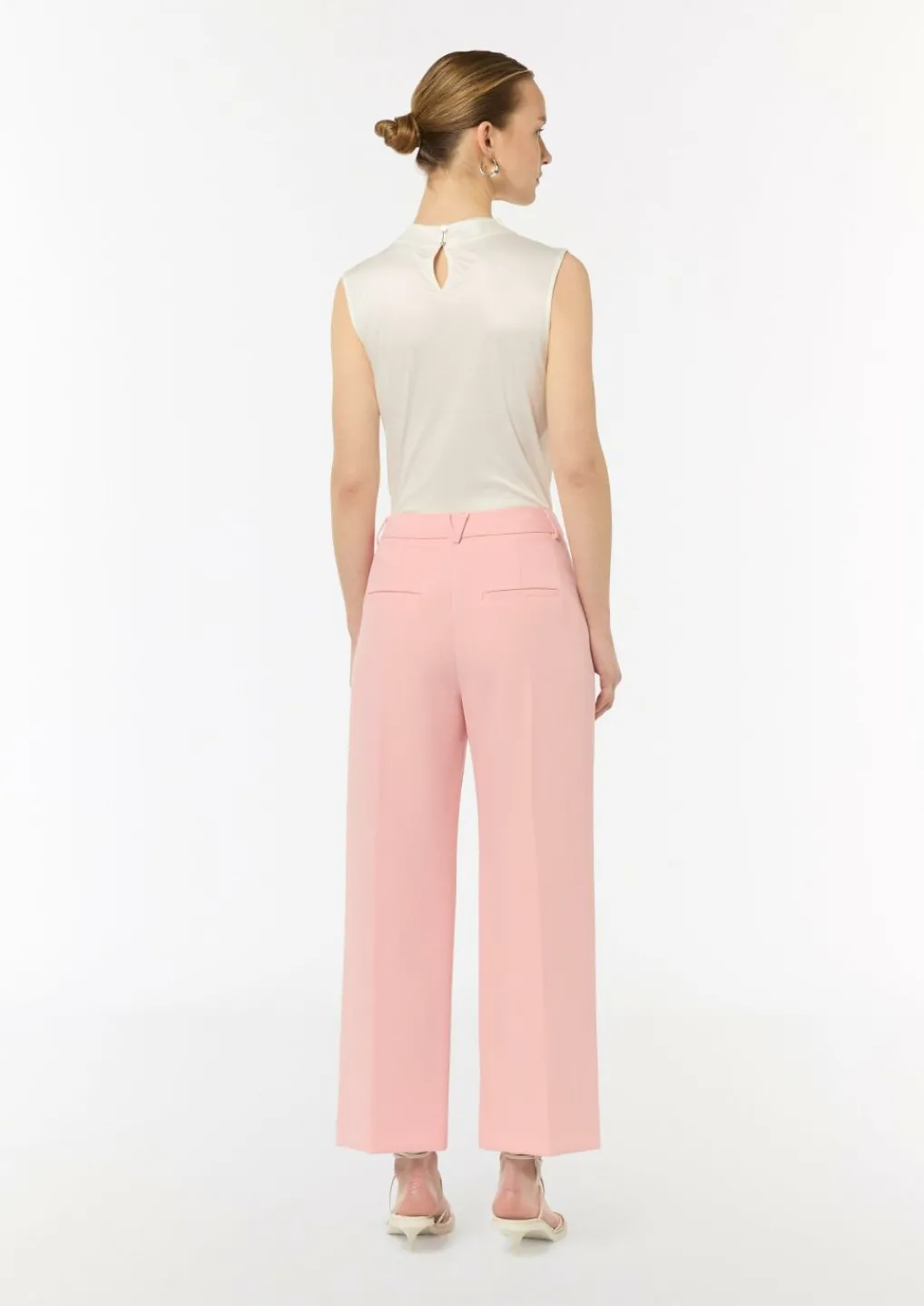 Regular: Culottes mit Herringbone-Muster-Comma Discount