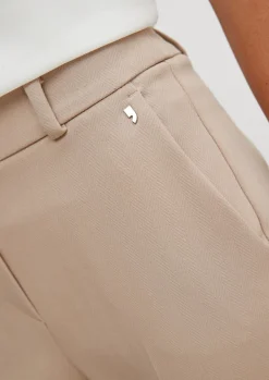 Regular: Stoffhose mit Fischgrat-Muster-Comma Fashion