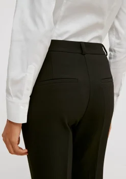 Regular: Stoffhose mit Fischgrat-Muster-Comma Best