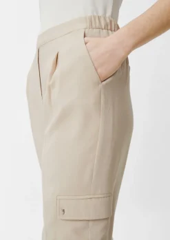 Regular: Twillhose im Cargo-Style-Comma Discount