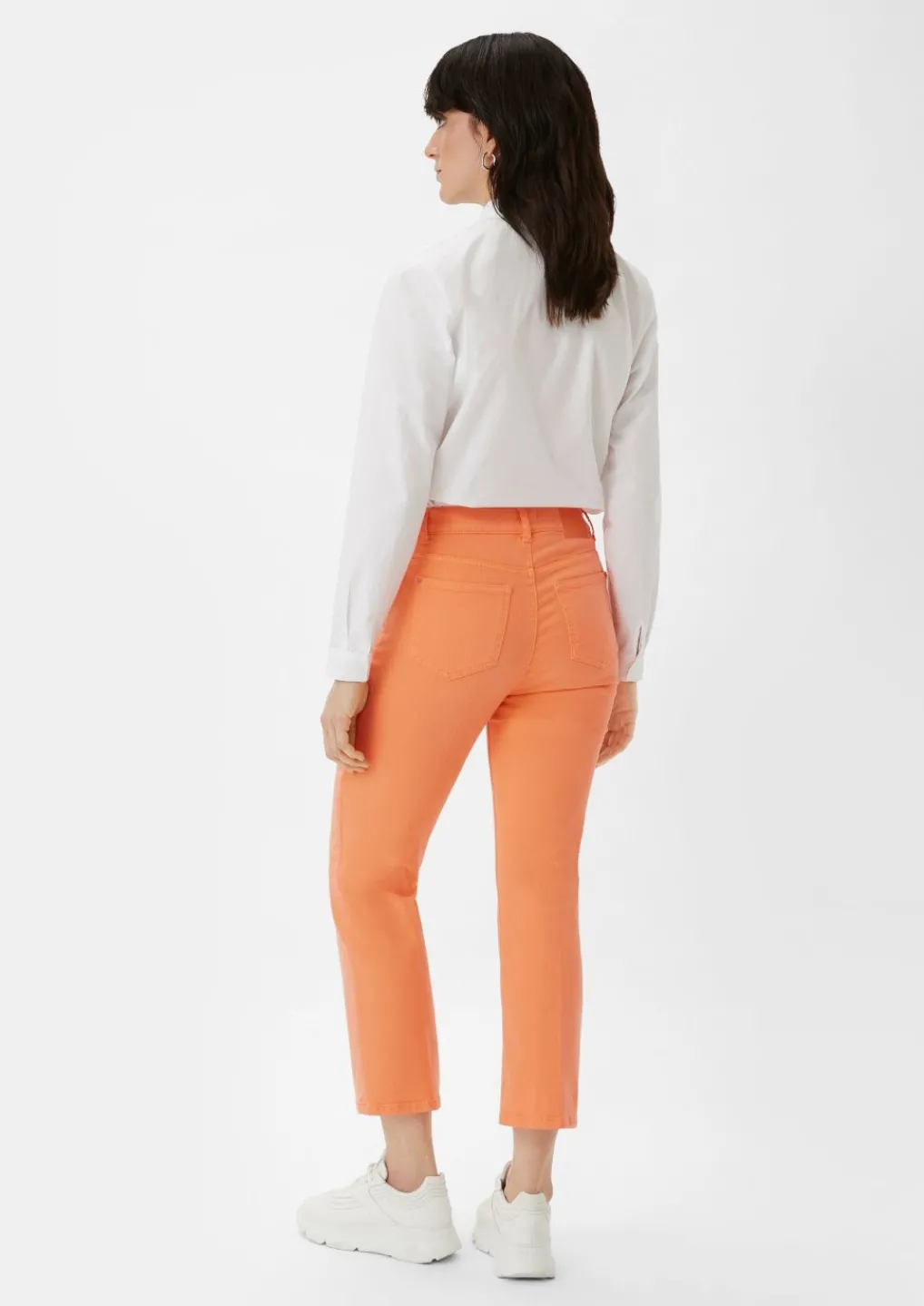 Regular: Twill-Hose mit Flared leg-Comma New