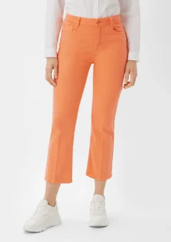 Regular: Twill-Hose mit Flared leg-Comma New