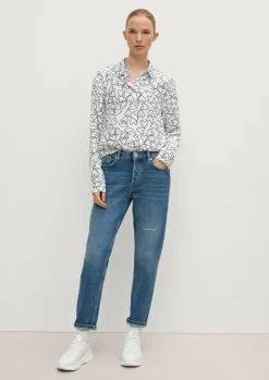 Relaxed: Boyfriend-Jeans mit Destroyes-Comma Clearance