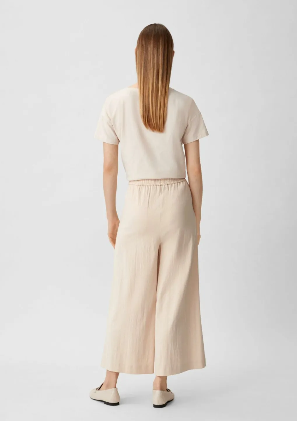 Relaxed: Culotte aus Leinenmix-Comma New