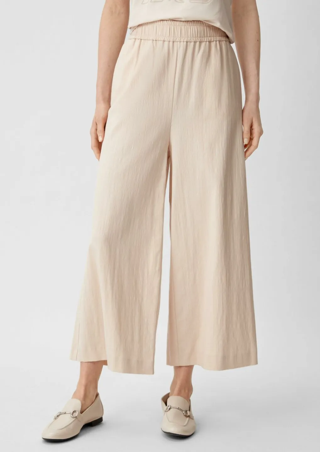 Relaxed: Culotte aus Leinenmix-Comma New