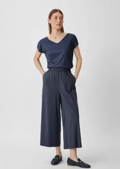 Relaxed: Culotte aus Leinenmix-Comma Discount