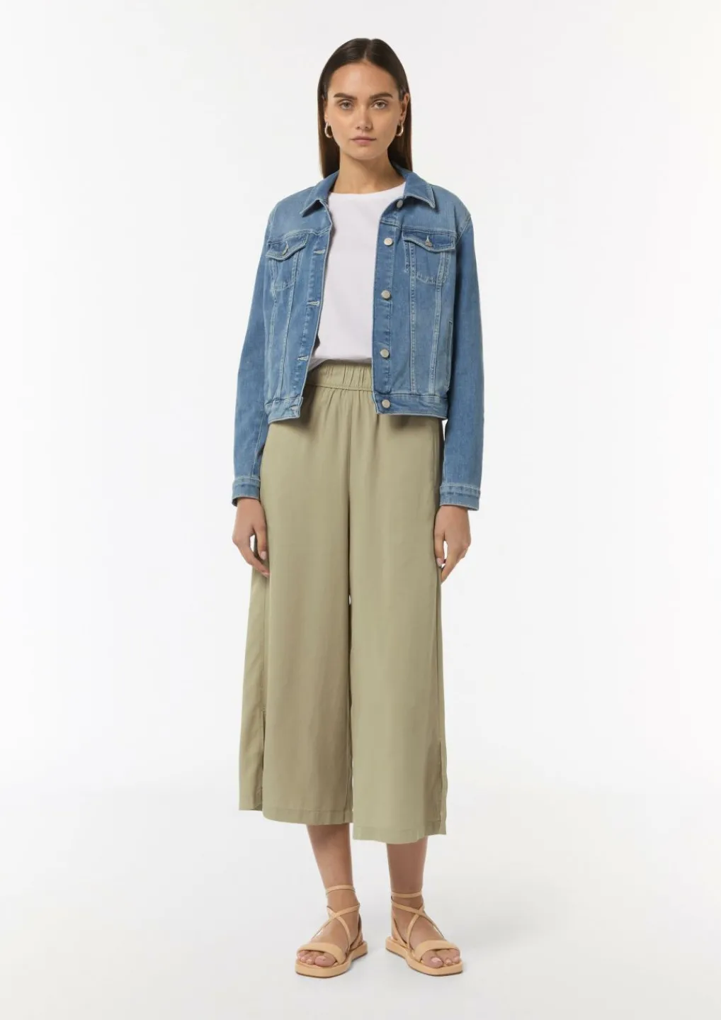 Relaxed: Culotte aus Lyocell-Comma Online