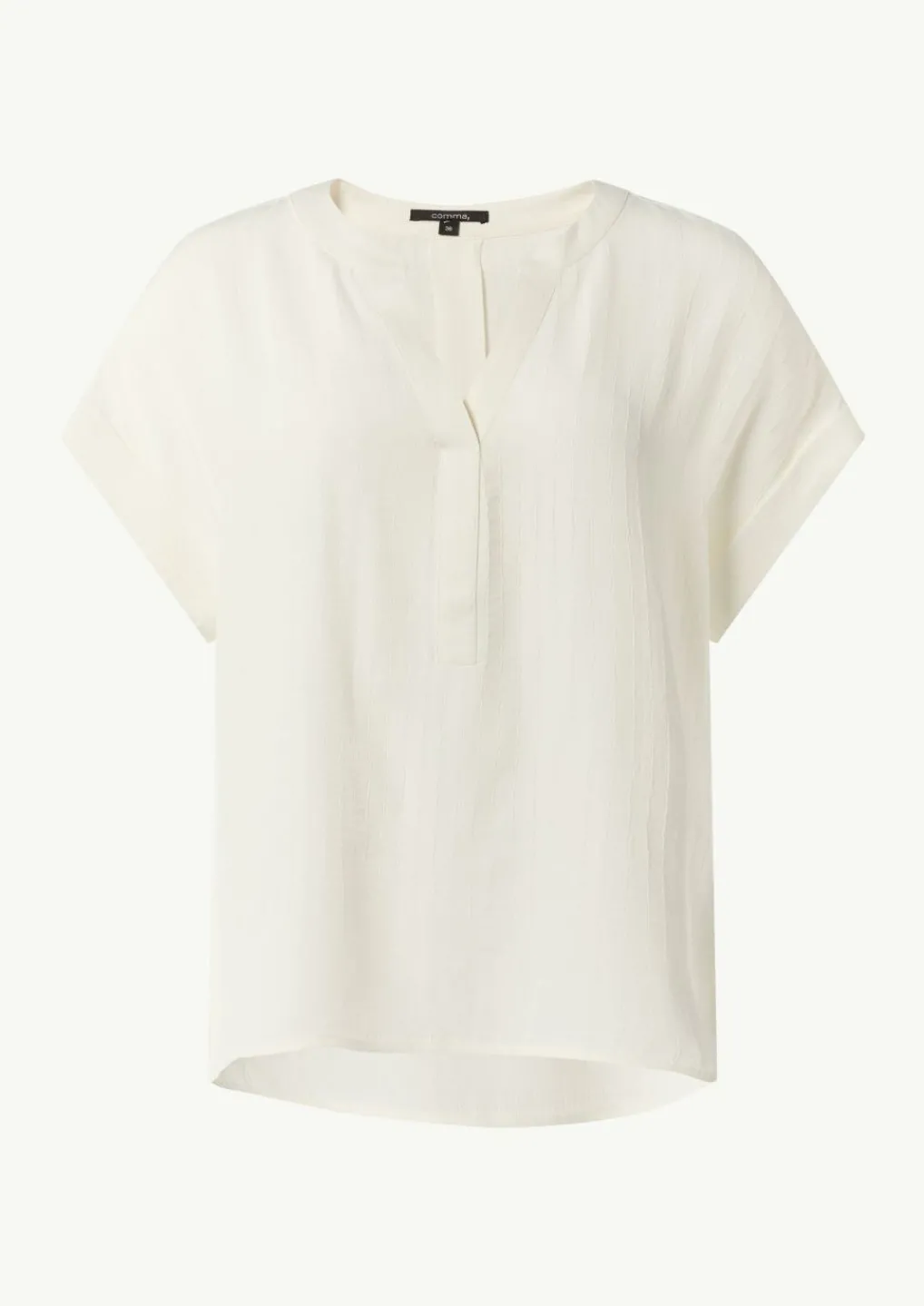 Relaxed-Fit-Bluse mit Tunika-Ausschnitt-Comma Outlet