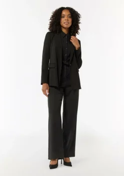 Relaxed-Fit-Bluse mit voluminösen Ärmeln und Raffungen-Comma Online