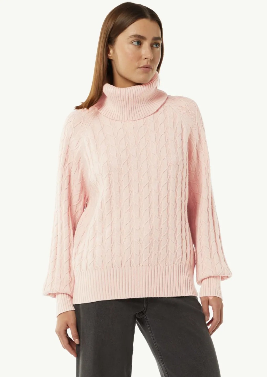 Relaxed-Fit-Strickpullover mit Turtleneck-Comma Outlet