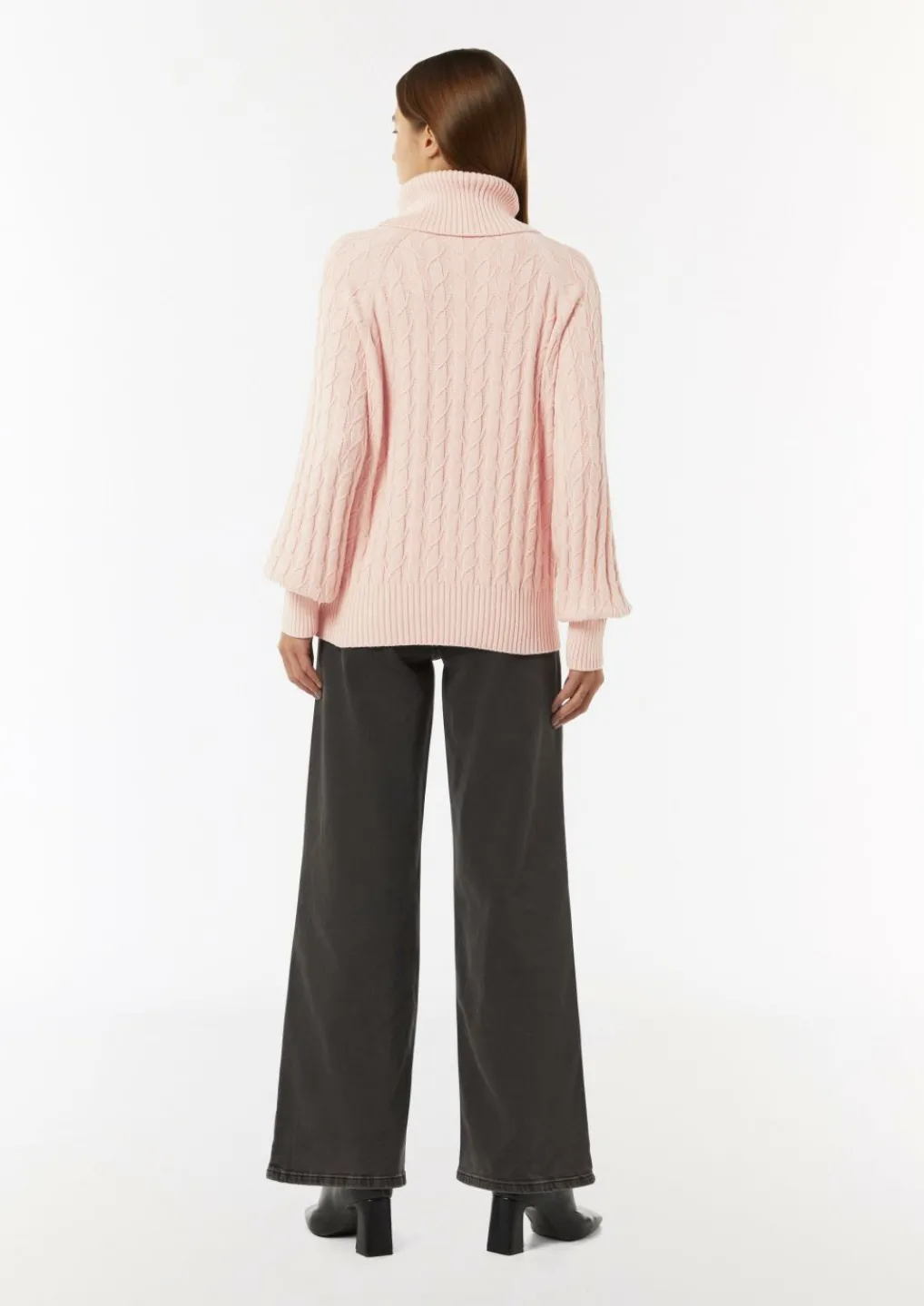 Relaxed-Fit-Strickpullover mit Turtleneck-Comma Outlet