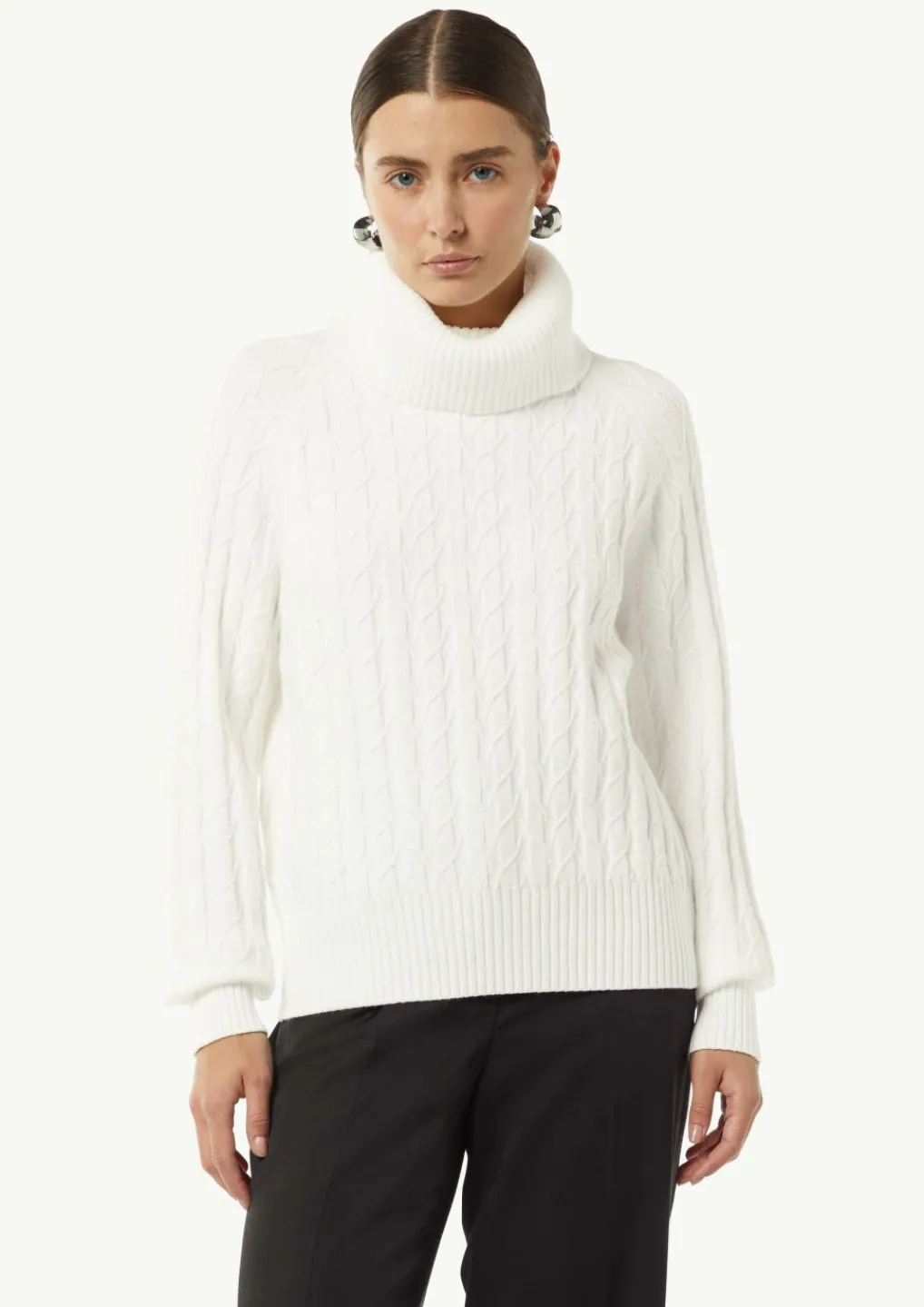 Relaxed-Fit-Strickpullover mit Turtleneck-Comma Fashion