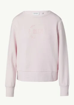 Relaxed-Fit-Sweatshirt mit Stickerei-Comma Fashion