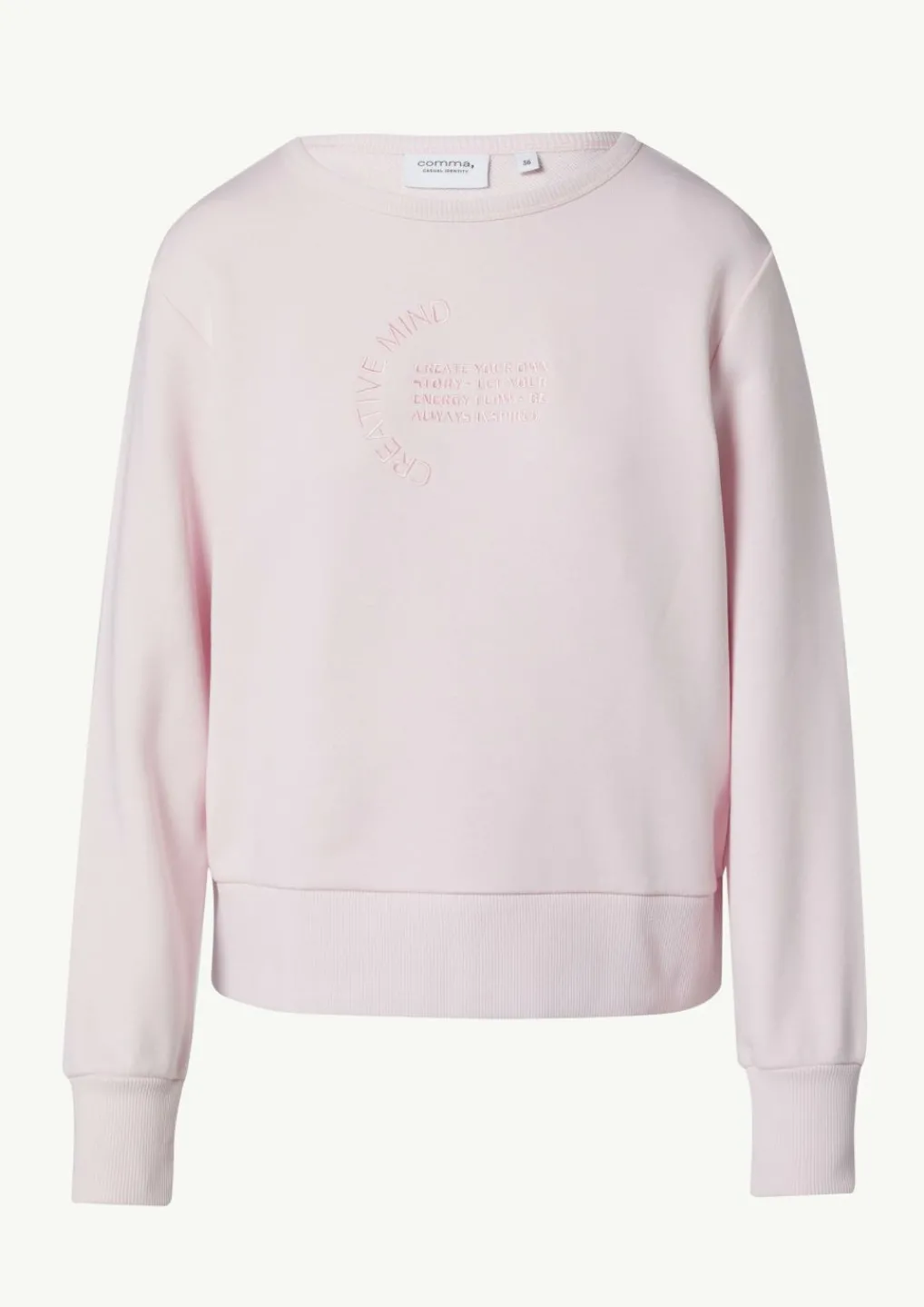 Relaxed-Fit-Sweatshirt mit Stickerei-Comma Fashion