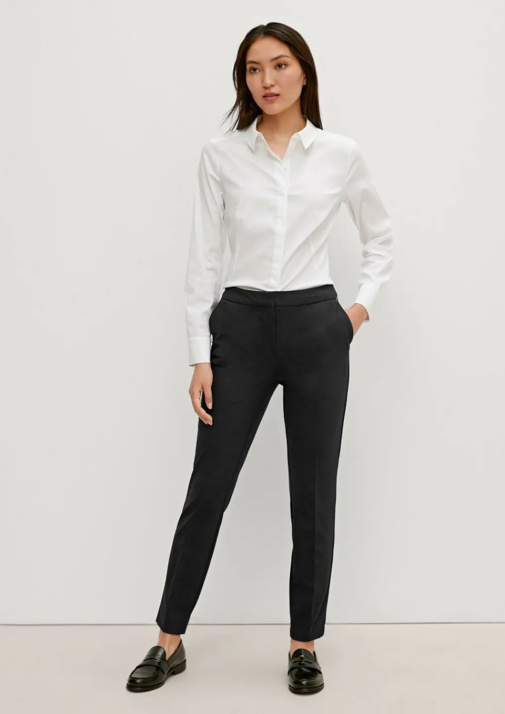 Relaxed: 7/8-Hose in schlichtem Design-Comma Best