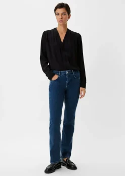 Relaxed: Jeans mit Flared leg-Comma Discount