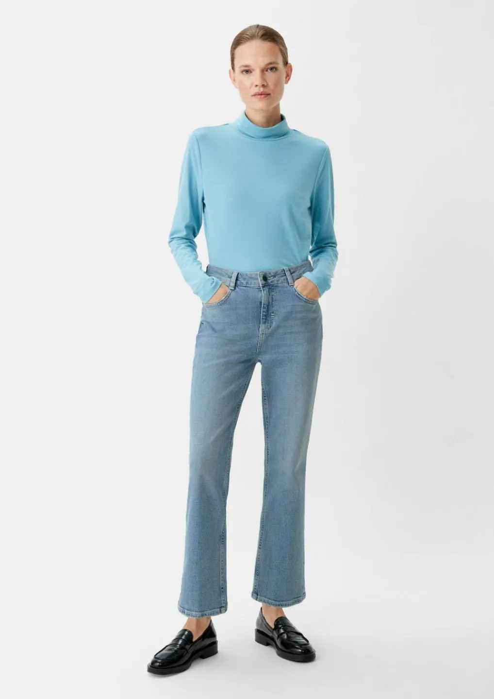 Relaxed: Jeans mit Flared leg-Comma Best