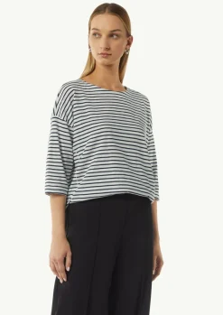 Ringel-Shirt mit 3/4-Arm-Comma Best