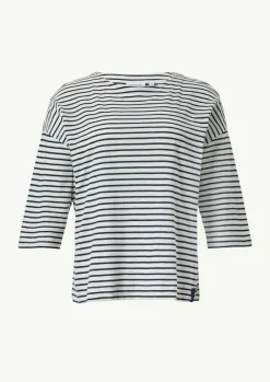 Ringel-Shirt mit 3/4-Arm-Comma Best