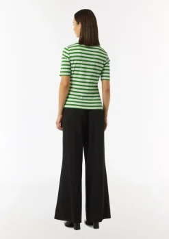 Ringel-T-Shirt aus Rippware-Comma Online