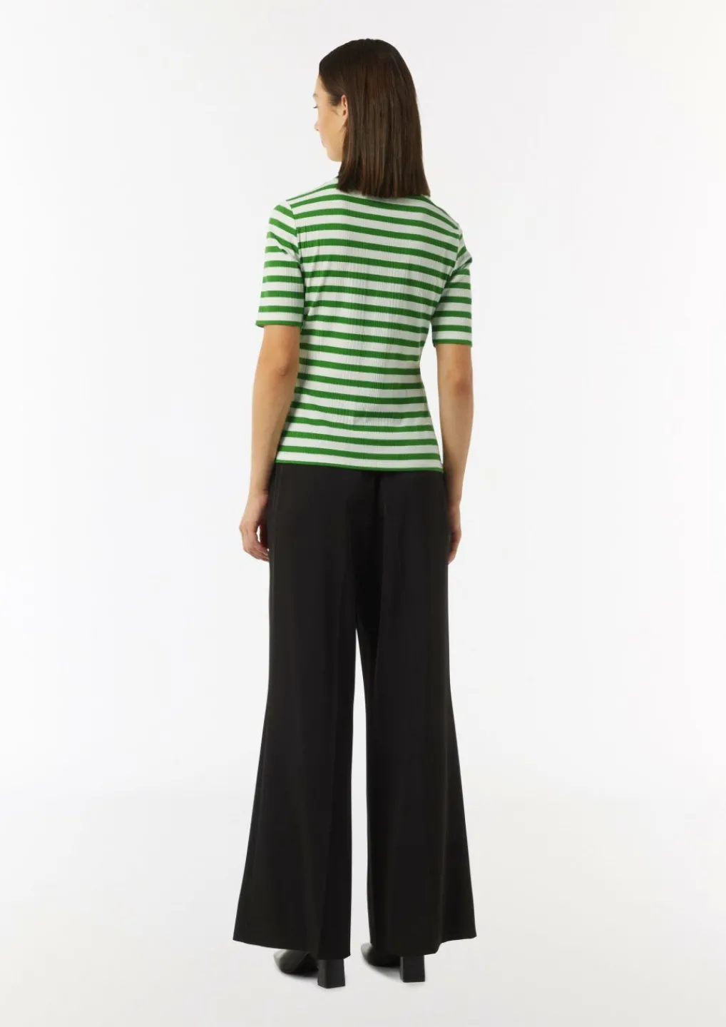 Ringel-T-Shirt aus Rippware-Comma Online
