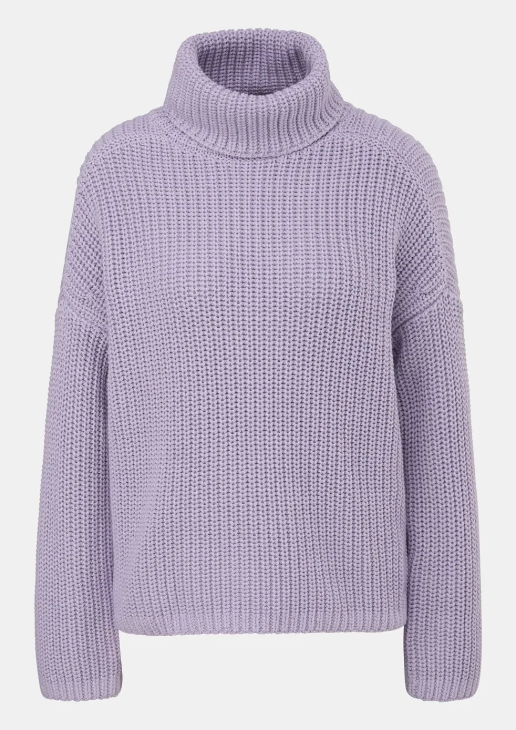 Rippstrickpullover mit Label-Patch-Comma New