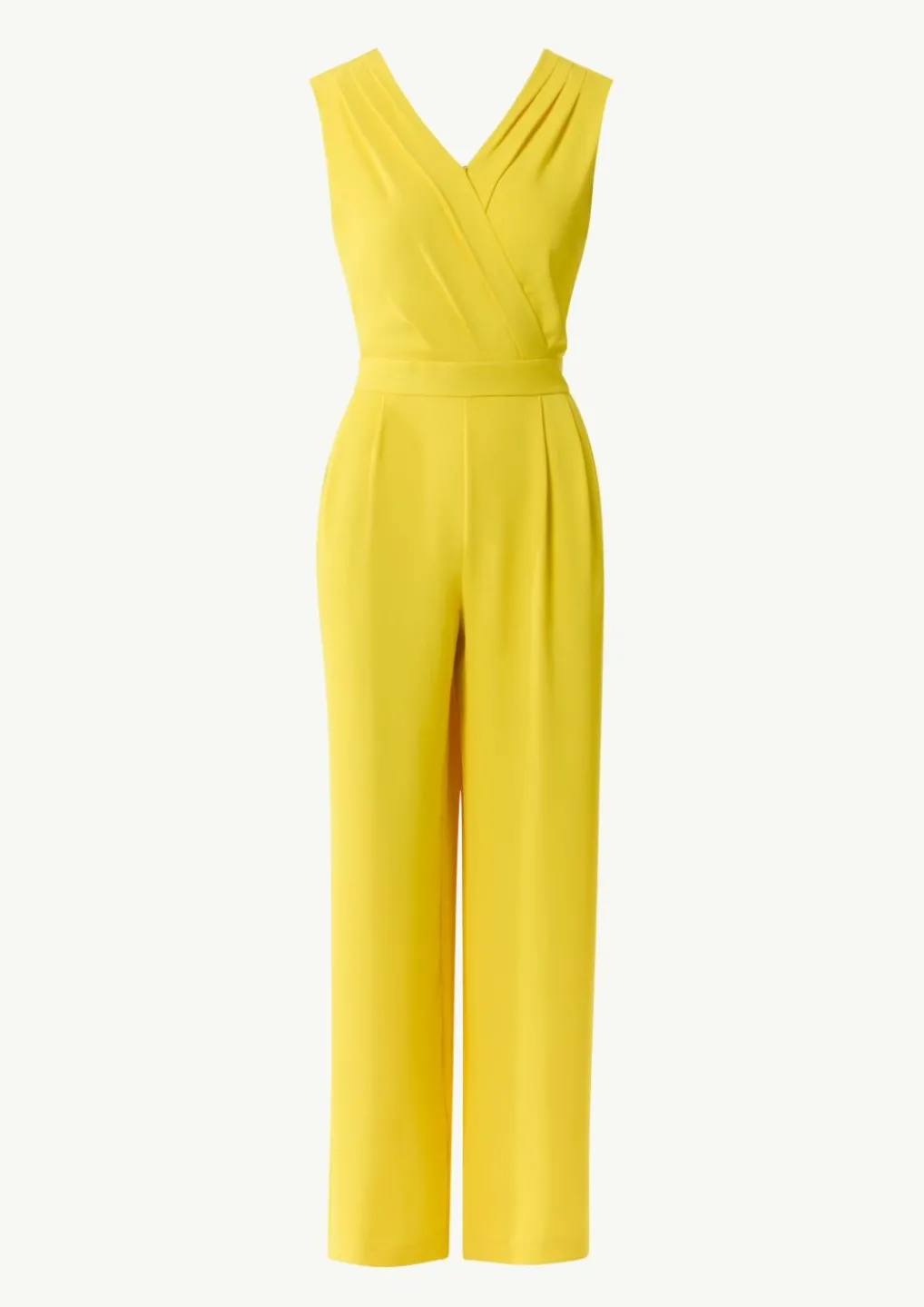 Ärmelloser Jumpsuit mit Faltendetail-Comma Online