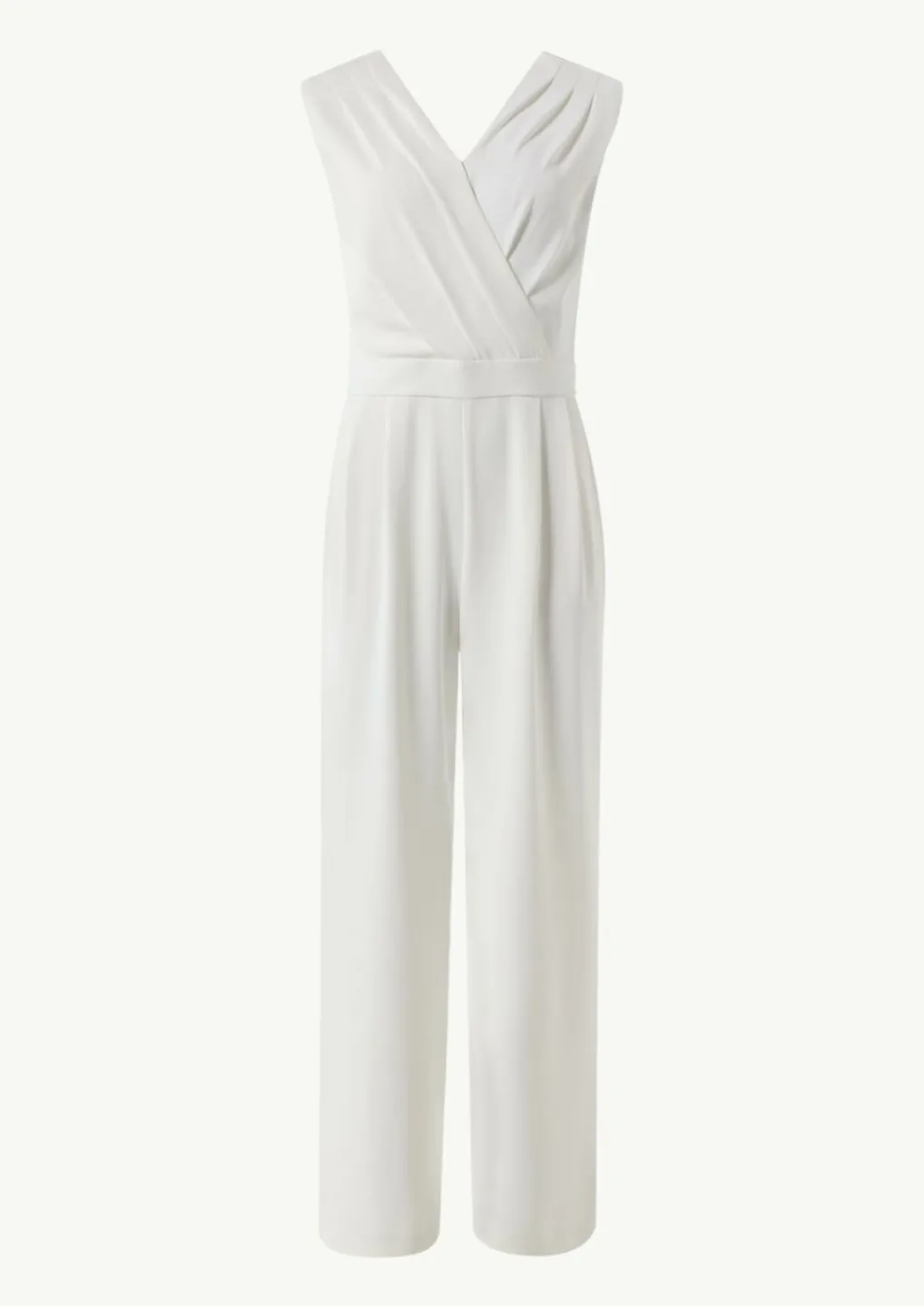 Ärmelloser Jumpsuit mit Faltendetail-Comma Online