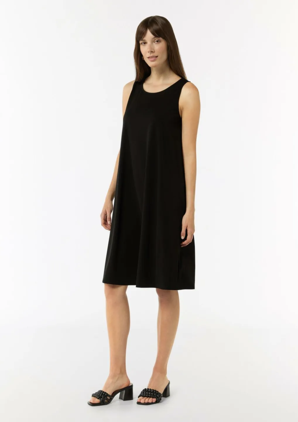 Ärmelloses Jersey-Kleid in A-Linien-Form-Comma Discount