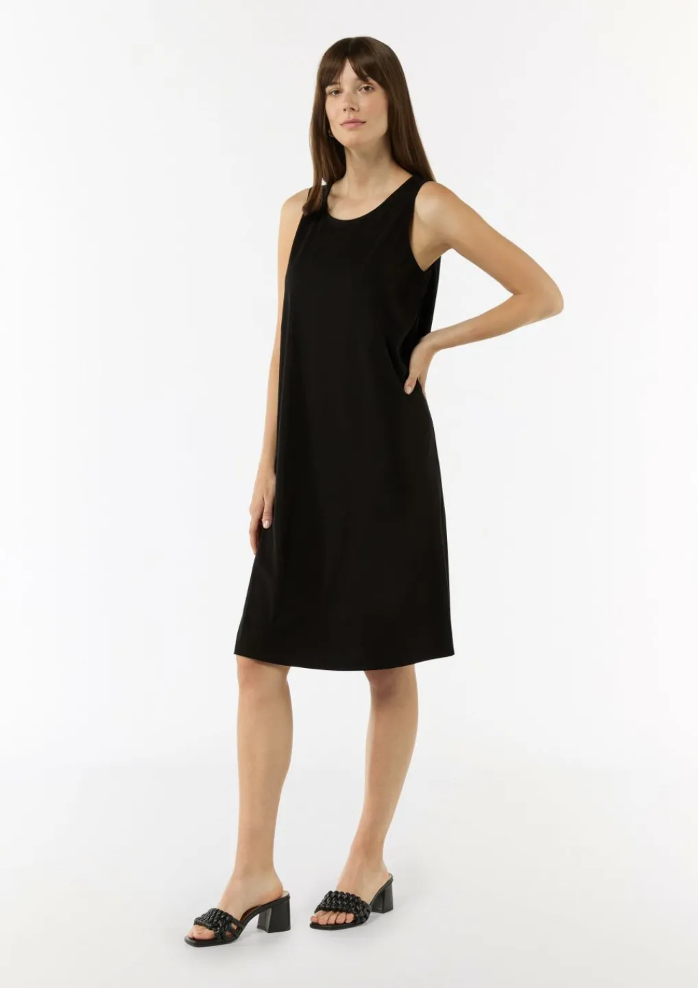 Ärmelloses Jersey-Kleid in A-Linien-Form-Comma Discount