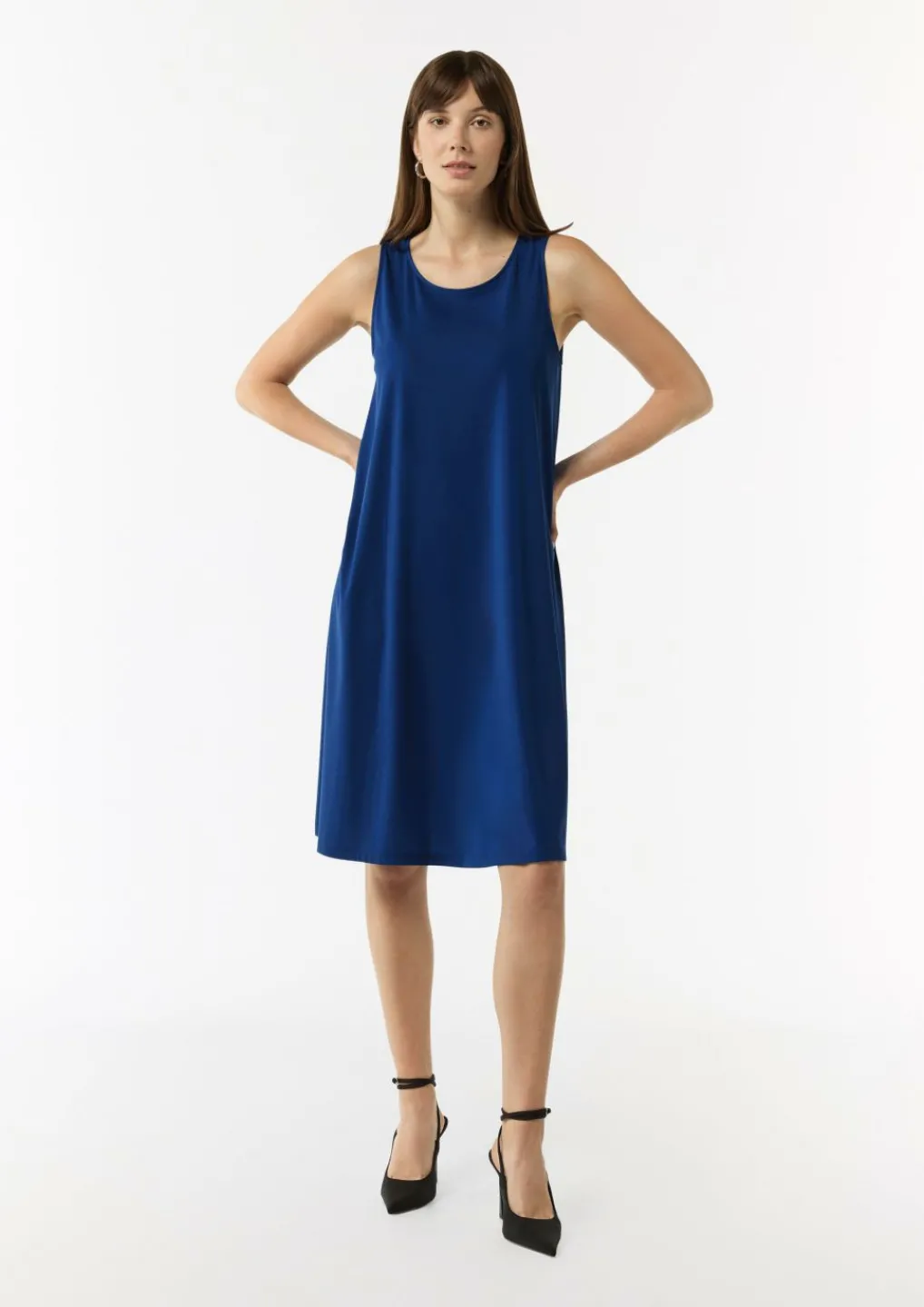 Ärmelloses Jersey-Kleid in A-Linien-Form-Comma Best