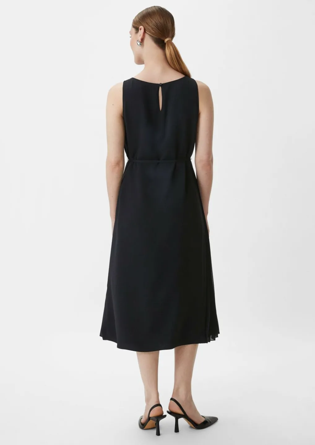 Ärmelloses Midikleid aus Crêpe-Comma New