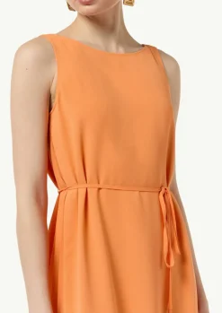 Ärmelloses Midikleid aus Crêpe-Comma Discount