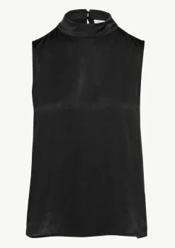 Ärmelloses Top mit Stehkragen-Comma Clearance